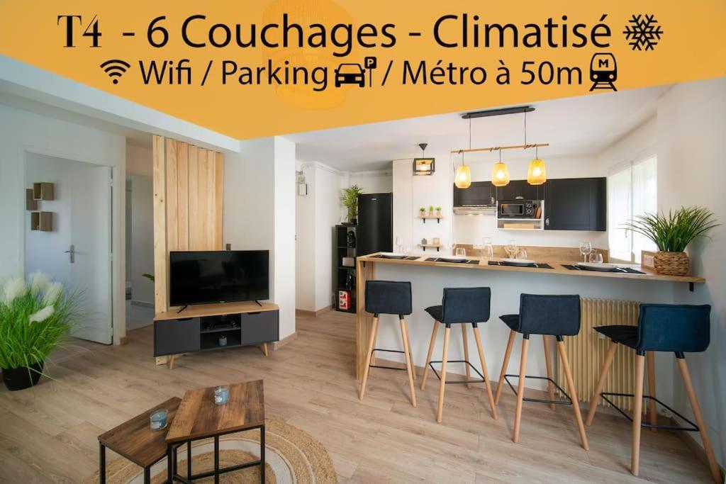 Fully Equipped Apartment With Parking 6 Beds Марсилия Екстериор снимка